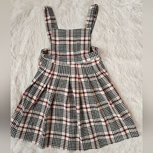 Heart And Arrow Plaid Pinafore Dress 10